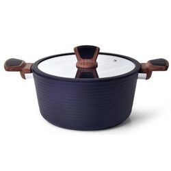 Oala cu capac Fissman Diamond 4305 (Black)