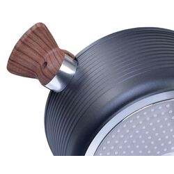 Кастрюля с крышкой Fissman Diamond 4305 (Black) Thumb