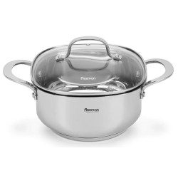 Oala cu capac Fissman Exclusive Pro 5541 (Silver)