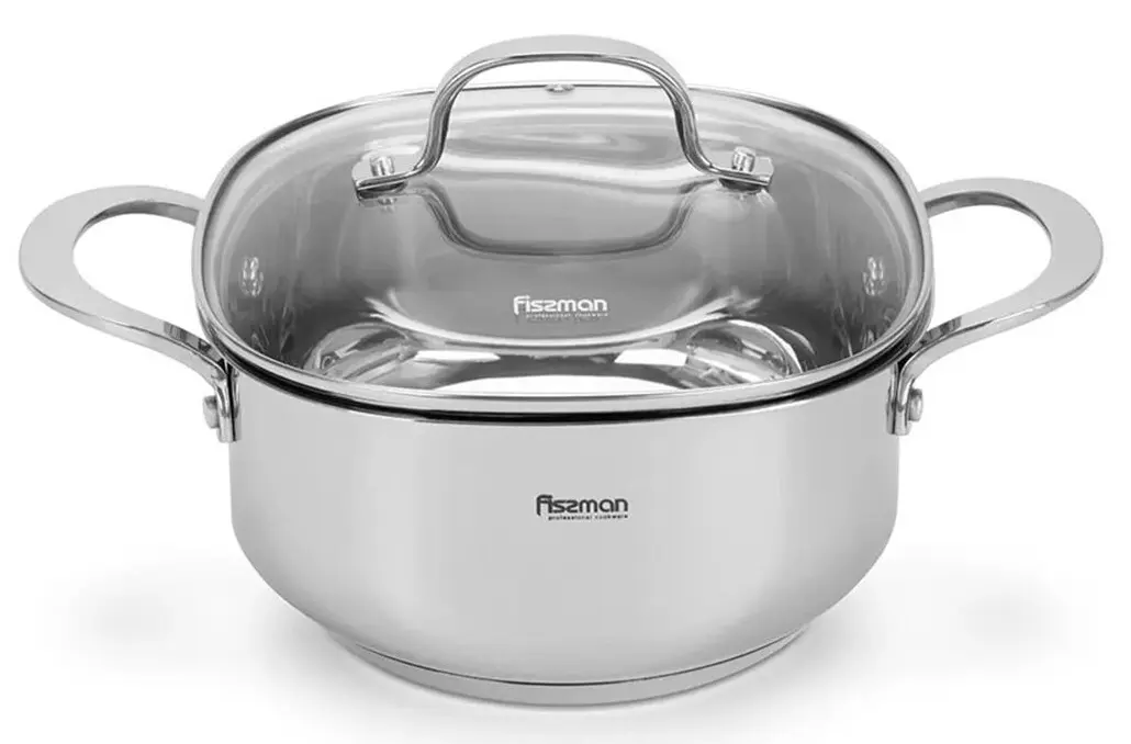 Oala cu capac Fissman Exclusive Pro 5541 (Silver)
