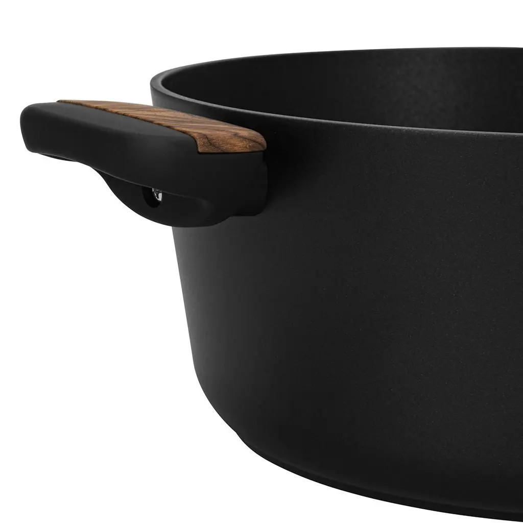 Oala cu capac Fissman Feorella 14512 (Black)