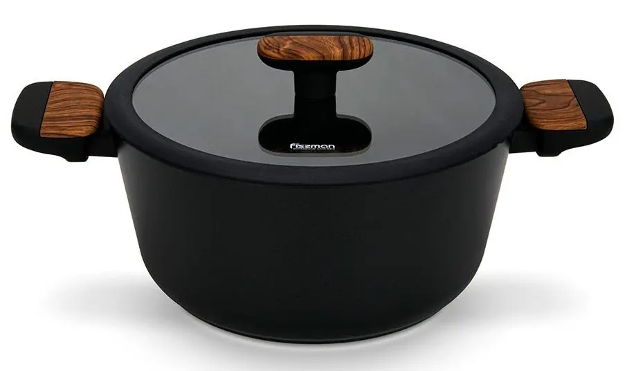 Oala cu capac Fissman Feorella 14512 (Black)