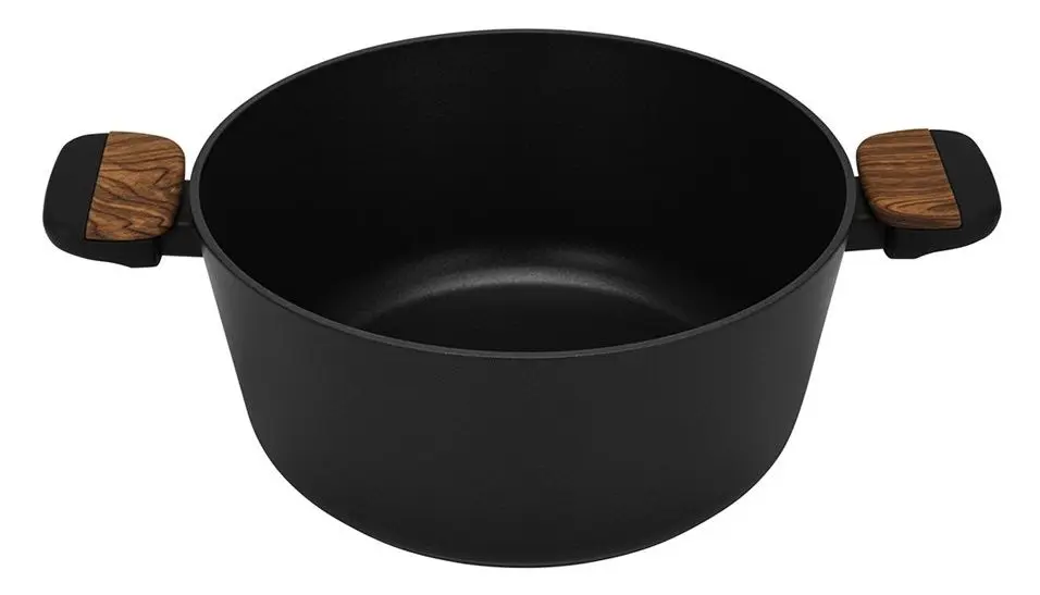 Кастрюля с крышкой Fissman Feorella 14513 (Black)