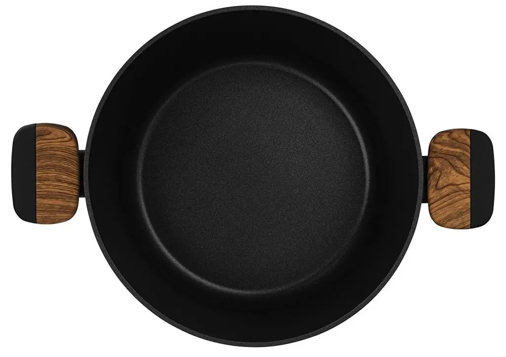 Кастрюля с крышкой Fissman Feorella 14514 (Black) - 6