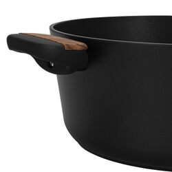 Кастрюля с крышкой Fissman Feorella 14514 (Black) Thumb