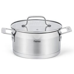Кастрюля с крышкой Fissman Fobus 5388 (Inox)