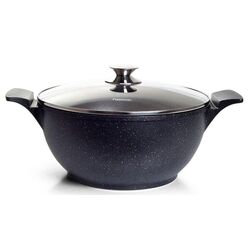 Кастрюля с крышкой Fissman Grande 14321 (Black)