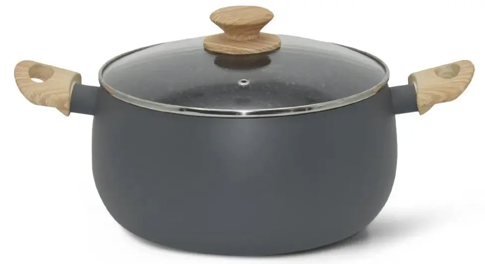 Oala cu capac Fissman Lana 14499 (Grey)