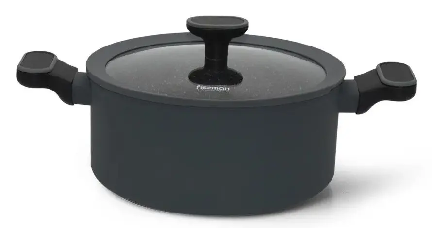 Oala cu capac Fissman Laura 14476 (Grey)