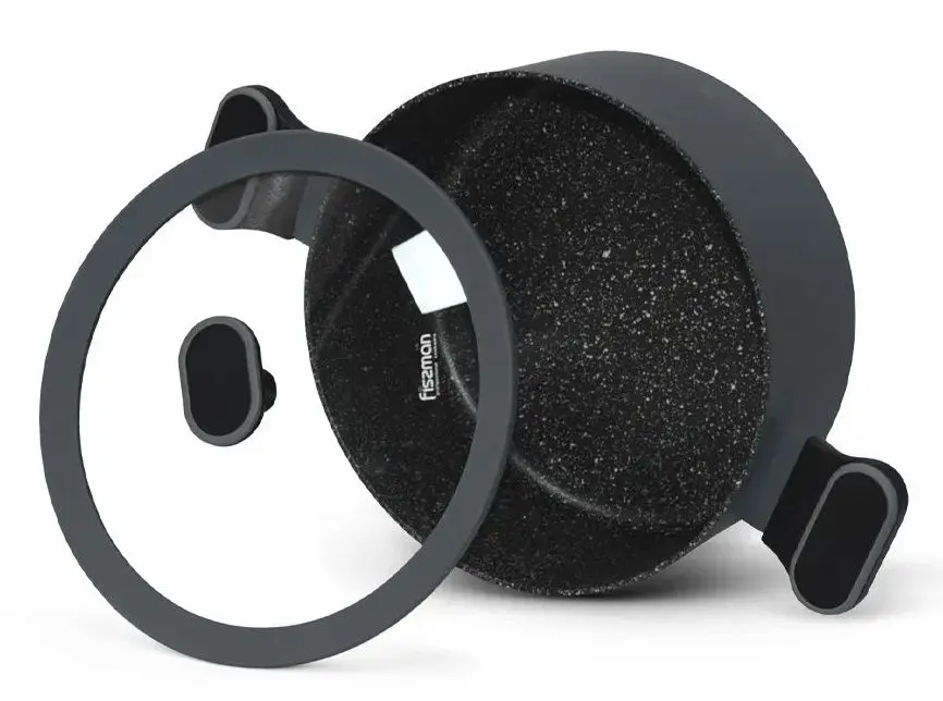 Oala cu capac Fissman Laura 14476 (Grey)