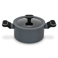 Oala cu capac Fissman Laura 14476 (Grey)