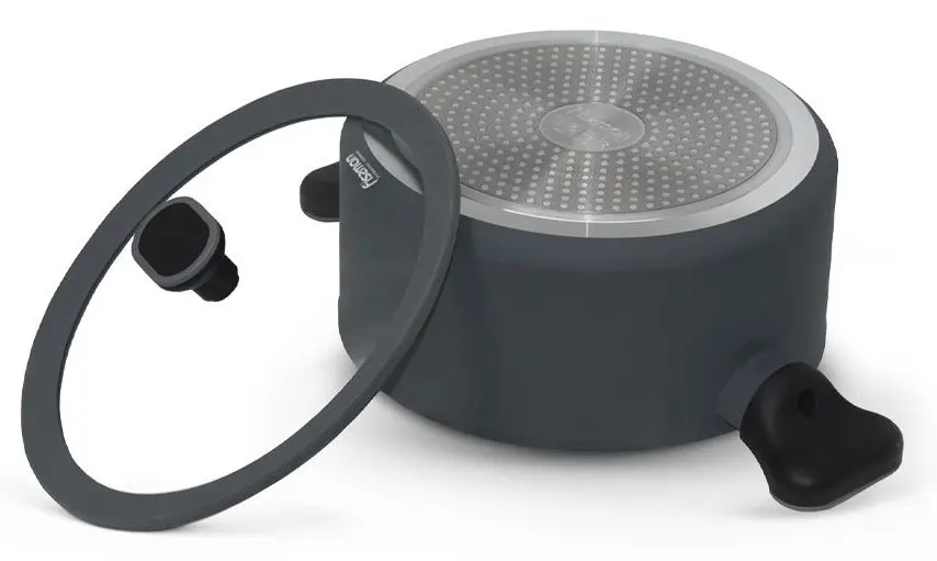 Oala cu capac Fissman Laura 14476 (Grey)