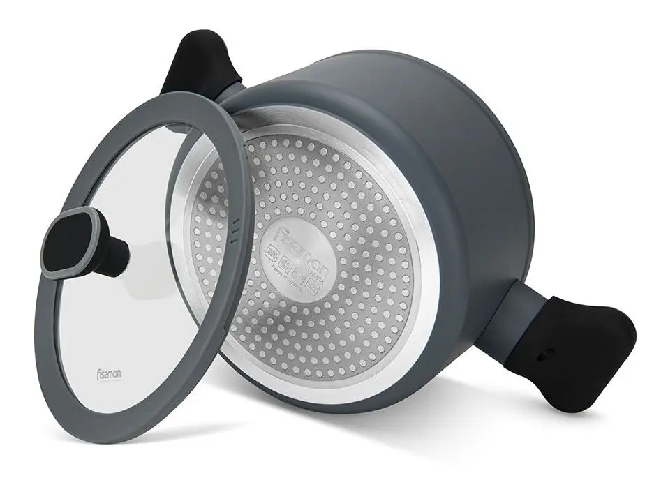 Oala cu capac Fissman Laura 14476 (Grey)