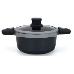 Oala cu capac Fissman Luxuria 14550 2.5l (Black) Thumb