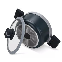Oala cu capac Fissman Luxuria 14550 2.5l (Black) Thumb