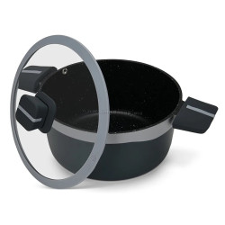 Oala cu capac Fissman Luxuria 14551 4.5l (Black)
