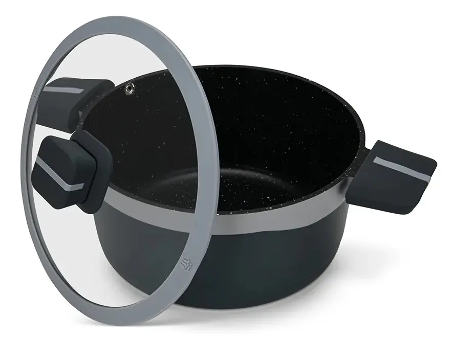 Oala cu capac Fissman Luxuria 14551 4.5l (Black)