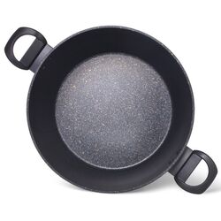 Кастрюля с крышкой Fissman Magna 14331 (Black) Thumb