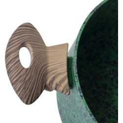 Кастрюля с крышкой Fissman Malachite 4319 (Green) Thumb