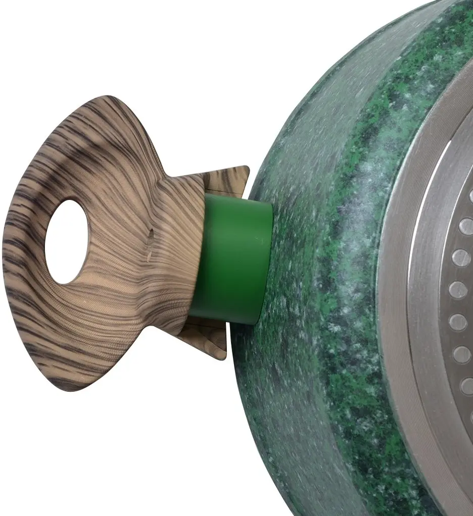 Кастрюля с крышкой Fissman Malachite 4319 (Green)