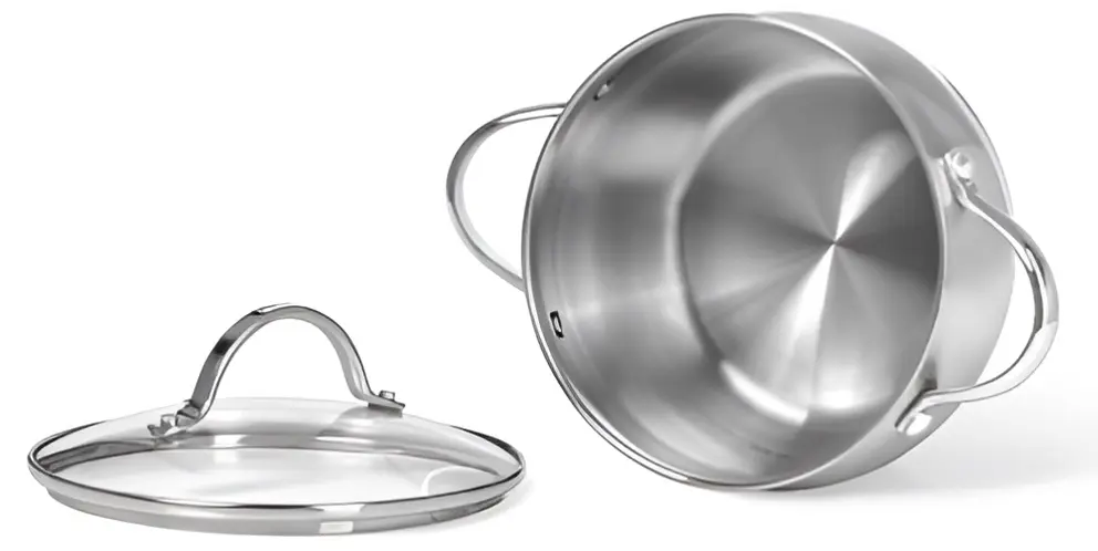 Oala cu capac Fissman Martinez 5139 (Inox)