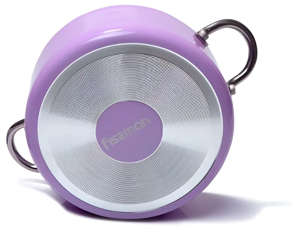 Oala cu capac Fissman Mini Chef 4259 (Pink)