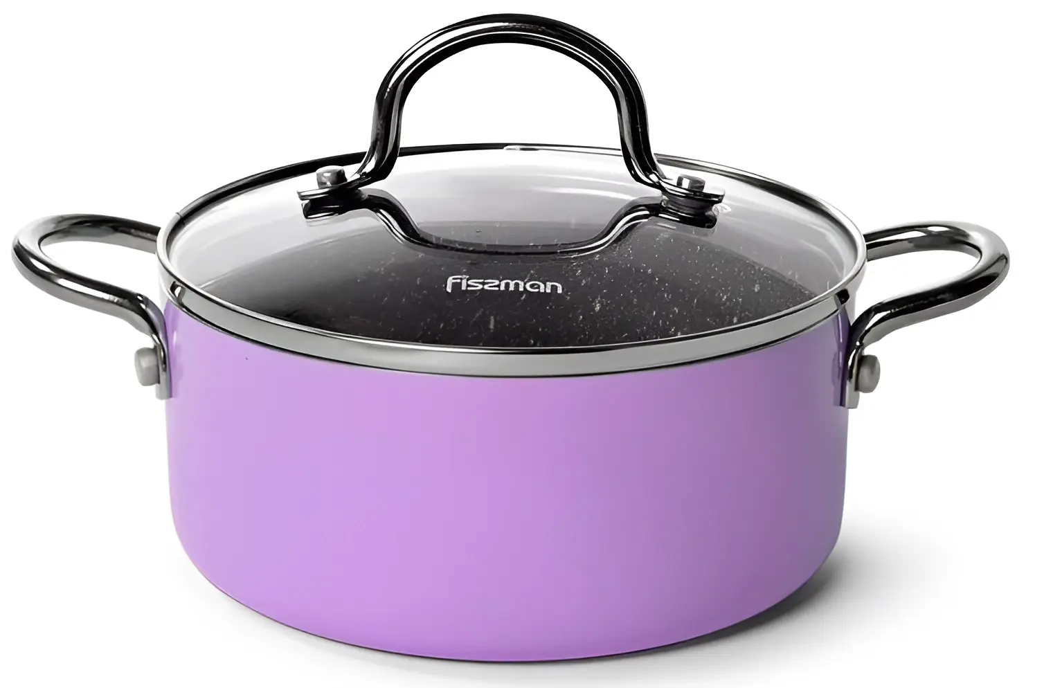 Oala cu capac Fissman Mini Chef 4259 (Pink)