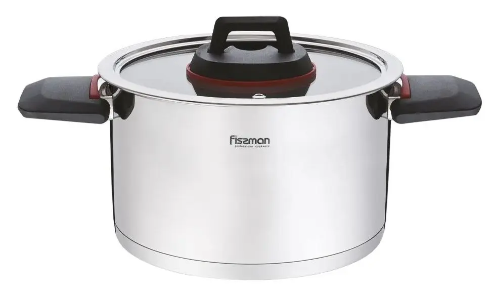 Кастрюля с крышкой Fissman Pauline 5228 (Inox)