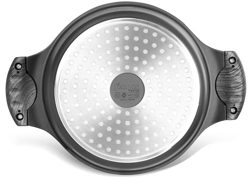 Oala cu capac Fissman Prestige 5041 (Grey)