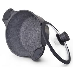 Oala cu capac Fissman Prestige 5041 (Grey) Thumb