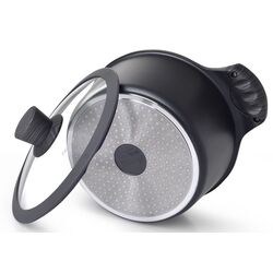 Oala cu capac Fissman Prestige 5041 (Grey) Thumb