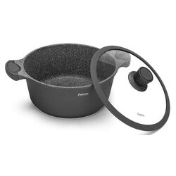 Oala cu capac Fissman Prestige 5049 (Grey) Thumb