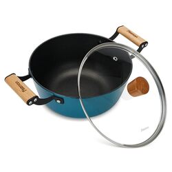 Oala cu capac Fissman Seagreen 4014 (Turquoise) Thumb