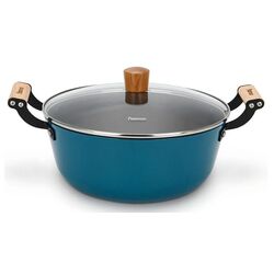 Кастрюля с крышкой Fissman Seagreen 4015 (Turquoise)