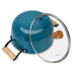 Кастрюля с крышкой Fissman Seagreen 4015 (Turquoise) Thumb