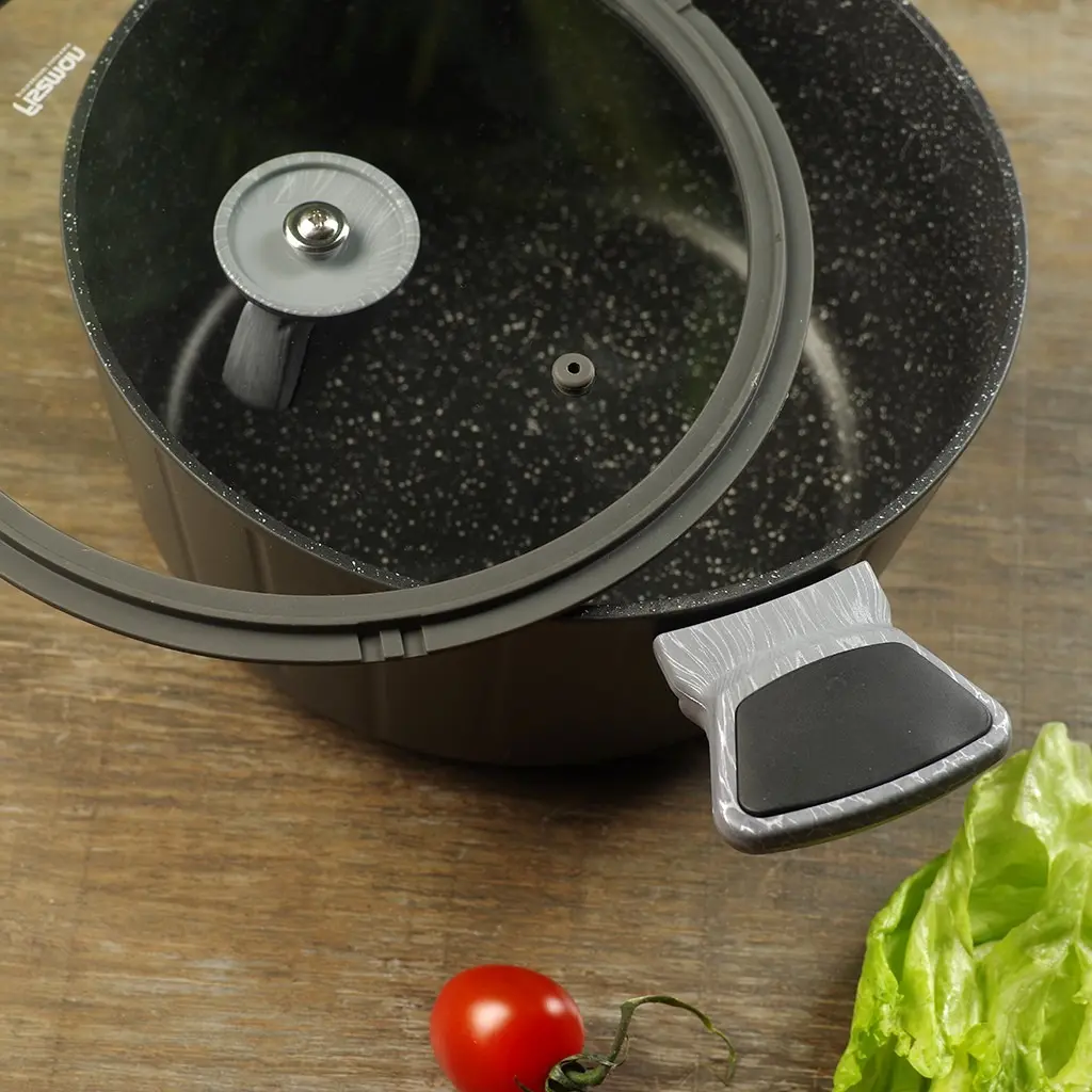 Cratita cu capac Fissman Stella 4286 (Black)