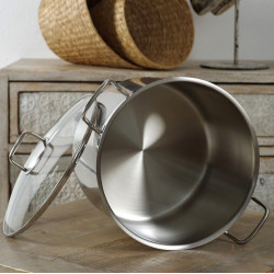 Кастрюля с крышкой Fissman Tahara 5308 (Inox) Thumb