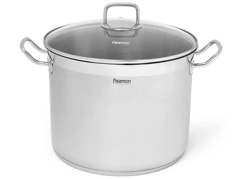 Кастрюля с крышкой Fissman Tahara 5308 (Inox)