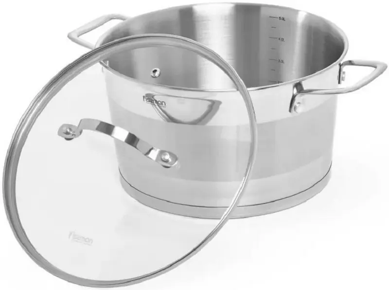 Cratita cu capac Fissman Tierno 5496 5.25L (Inox) - 3
