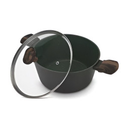 Oala cu capac Fissman Titanium Pro 14585 4.7l (Black) Thumb