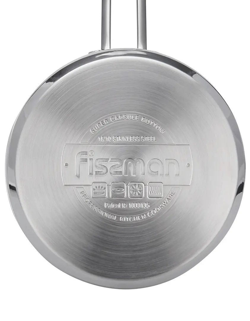 Ковш с крышкой Fissman Bambino 5271 (Inox)