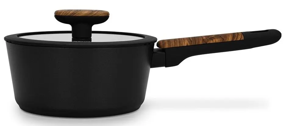 Ковш с крышкой Fissman Feorella 14511 (Black) - 2