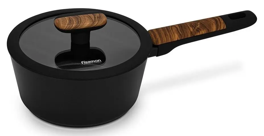 Ковш с крышкой Fissman Feorella 14511 (Black)