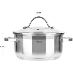 Набор кастрюль Fissman Gabriela 15816 (Inox) Thumb