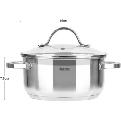 Набор кастрюль Fissman Gabriela 15816 (Inox) Thumb