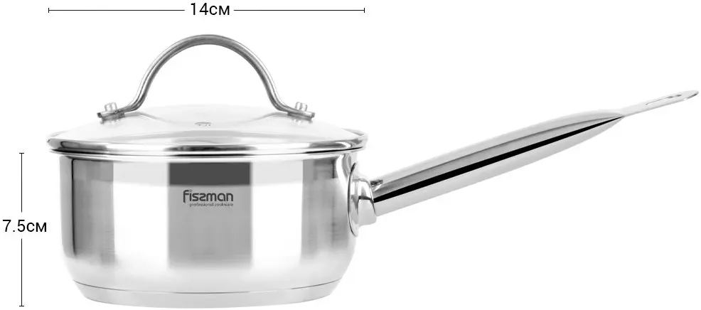 Набор кастрюль Fissman Gabriela 15816 (Inox)
