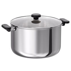 Oala cu capac Ikea Middagsmat 10L (Inox)