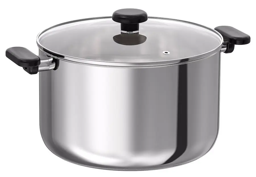 Oala cu capac Ikea Middagsmat 10L (Inox)