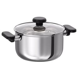 Oala cu capac Ikea Middagsmat 3L (Inox)