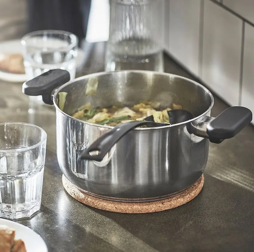 Oala cu capac Ikea Middagsmat 3L (Inox)